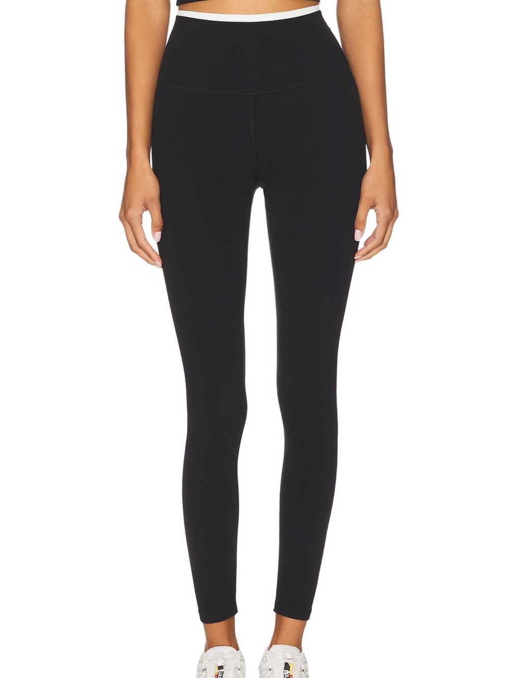 Splits59 Black Dual High Waist air weight 7/8 legging